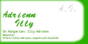 adrienn illy business card